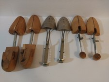 Vintage to Modern Shoe Stretchers Metal and Cedar Wood Lot Of 3 Pair