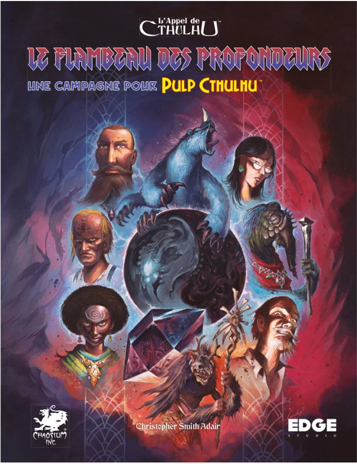 L'Appel de Cthulhu : Le Flambeau des Profondeurs - Livre de jeu de rôle d'horreur de 160 pages