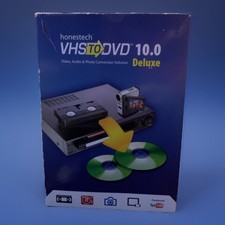 Honestech-VHS to DVD 10.0 Deluxe Video Audio Photo Converter NEW Open Box OOP