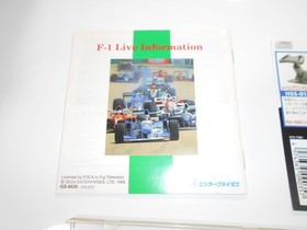 Cleaning operation product F-1 Live information software SS SEGA SATURN