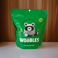 The Woobles SCOOTER THE RACCOON Learn To Crochet Kit For Beginners With Hook
