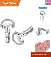 2PCS 1/4-20 Thread D-Ring Stainless Steel Camera Fixing Screws, Tripod Camera...