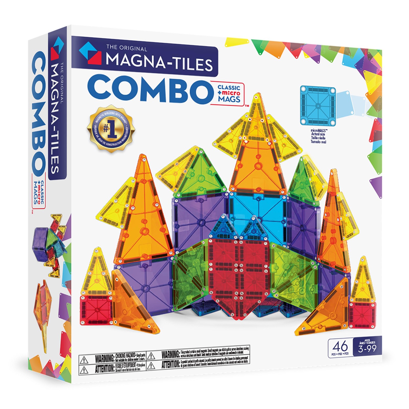 MAGNA-TILES MicroMAGS 46-delige combi-set 12490₽