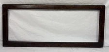 Antique Solid Quartersawn Oak Barrister Bookcase Door Frame 32"x13.5" #L