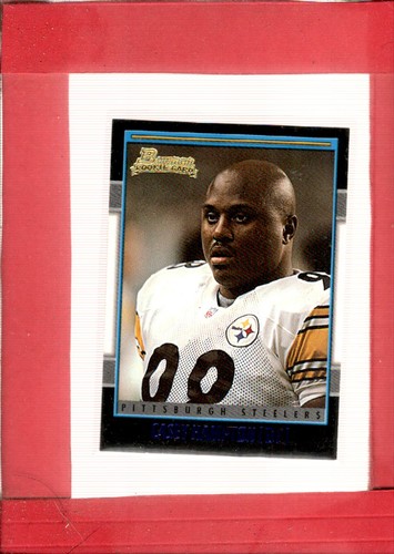 Casey Hampton [Gold] #229 2001 Bowman card