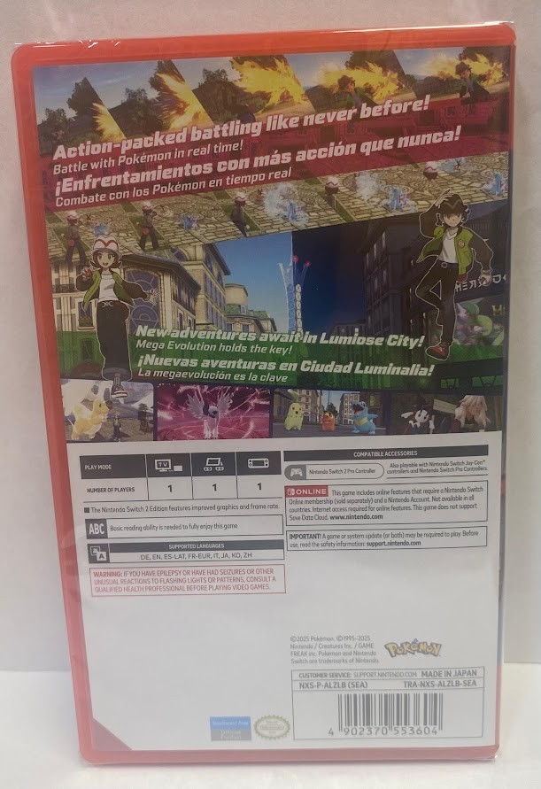 Pokemon Legends Z-A (Multi-Language) Switch 2 Brand New Game Special [2025 RPG]