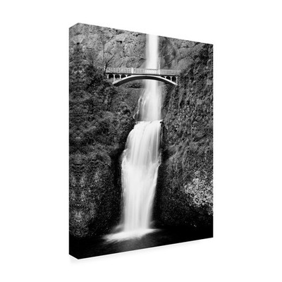Wrapped Canvas Wall Art - Monte Nagler 'Multnomah Falls Colombia River Gorge ...