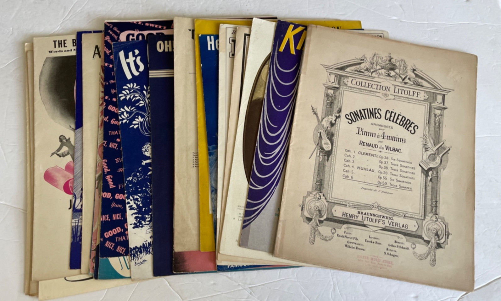 SH-23 vintage lot of 27 Piano Sheet Music Great Titles Memories 1910's 20'30's+