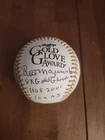 Bill Mazeroski Signed Gold Glove Baseball W/ 3 Inscriptions JSA