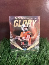 2025 Bowman University Chrome Carson Beck #PG-1 Path to Glory Miami (RC)