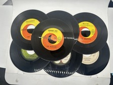 Lot Of 7 Assorted Beatles, George Harrison, John Lennon, Yoko Ono 45 Records
