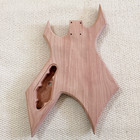 DIY BC Rich Warlock Electric Guitar Kit Double Humbucker Pickups BK part bolt-on — photo 5