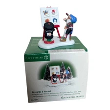 Department 56 North Pole Series Leonardo & Vincent Decoration 