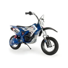 Moto Cross Elettrica Bambini 24V X-Treme Blue Fighter Ruote Gonfiabili