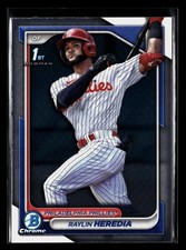 Raylin Heredia 2024 Bowman Chrome Prospect 1st #BCP-146 Phillies Rookie *026