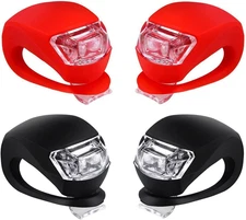 Bicycle Light Front and Rear Silicone LED Bike Light Set - Bike Headlight and Ta