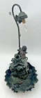 1997 MERMAID & DOLPHIN WATER FOUNTAIN LAMP SIGNED 21-3/4" TALL WORKS GREAT