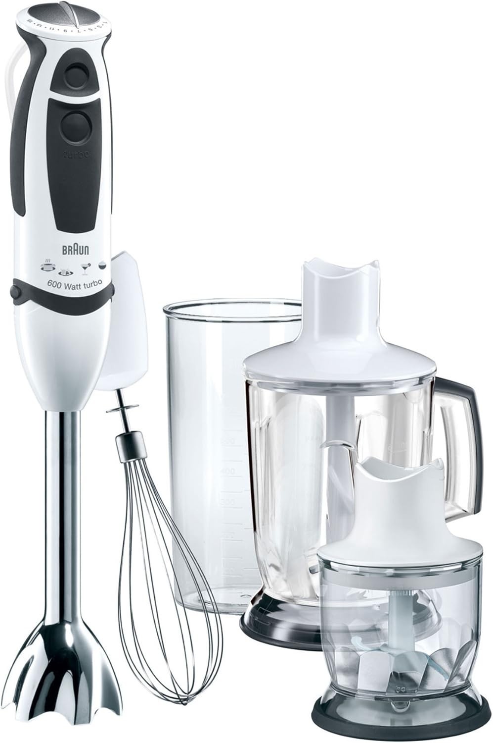 Minipimer Braun MR540 Multiquick 5 600W Set Aperitive Professionale