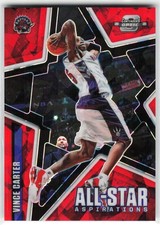 2020-21 Panini Contenders Optic All-Star Aspirations Red Ice Vince Carter #18