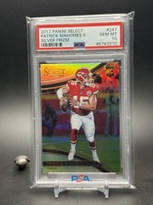 2017 Panini Select Silver Prizm #247 RC Patrick Mahomes II PSA 10