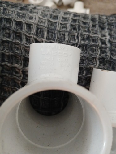 Lot Of 3 Charlotte PVC Schedule 40 tee fittings