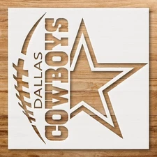 Dallas Cowboys Logo Custom Painting Stencil for Sports Enthusiasts - StencilAir
