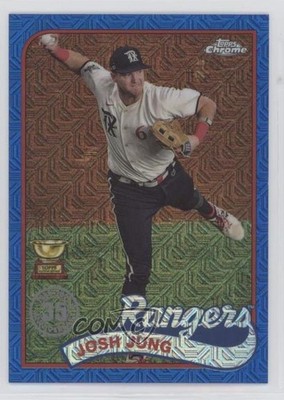 2024 Series 1 1989 Topps Chrome Silver Pack Blue Refractor 17/150 Josh Jung 1u6