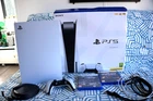 Sony PS5 Blu-Ray Edition Console - White + Demon Souls + Spiderman Miles Morales