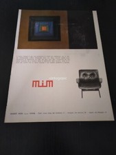 1962 MIM MOBILI SEDIA POLTRONA ITALIAN DESIGN VINTAGE AD PUB