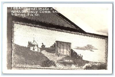 c1940's Today Panel Made Of Natural Colored Mitchell SD RPPC Photo Postcard