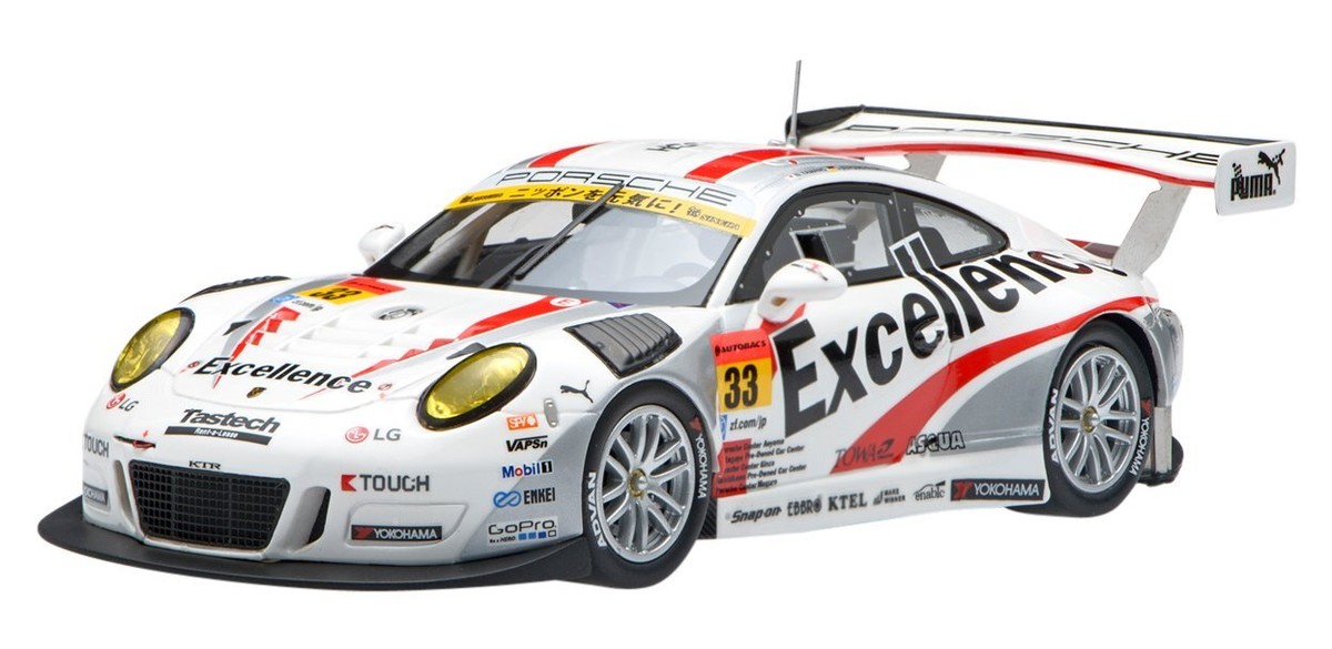 今年の新作から定番まで! EBBRO 1/43 Excellence Porsche GT300 No.33 Finished Product レーシングカー
