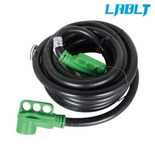 50A 15FT-50FT RV Extension Cord NEMA14-50P to 14-50R Rain Proof Power Cable