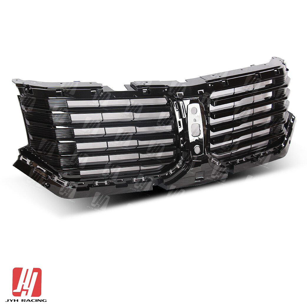 2015-2017 Lincoln Navigator Front Upper Grille Gloss Black With