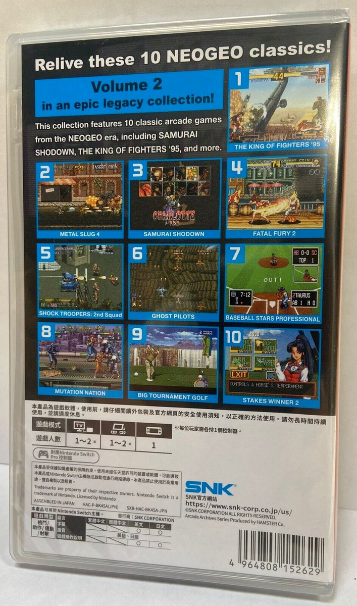 ACA NEOGEO Selection Vol. 2 (Multi-Language) - Nintendo Switch New