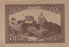 80 HELLER 1920 City of GARSTEN Upper AUSTRIA Notgeld Banknote #PE906.U