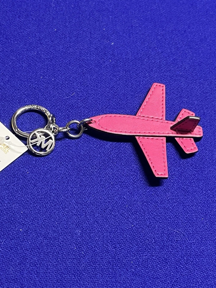 Michael Kors Bolso Avión Dije/Llavero Rosa NUEVO Foto 2 de 4