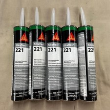 Lot Of 5 Sikaflex 221 White Multipurpose Adhesive Sealant 4/25 Exp A1 GRAY 90892