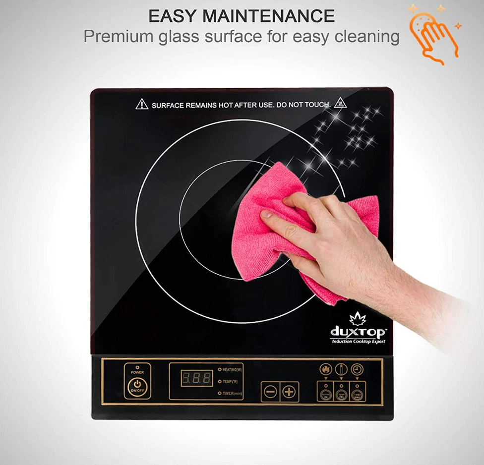Duxtop 1800W Portable Induction Cooktop Countertop Burner, 8120MC BT-180G
Opens in a new window or t