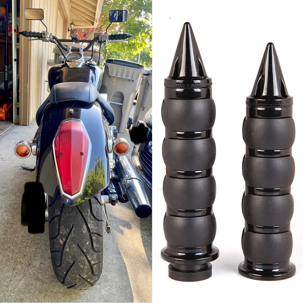 For Harley Softail Electra Glide 1" Motorcycle Handle Bar Hand Grips W/ Throttle