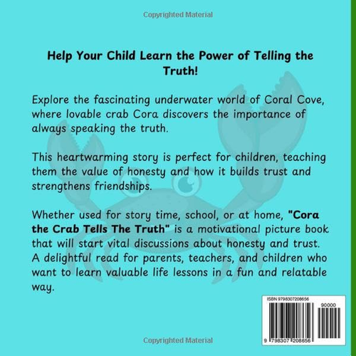 Cora The Crab Tells The Truth: A Children's Book About Honesty And Trust - Picture 2 of 12