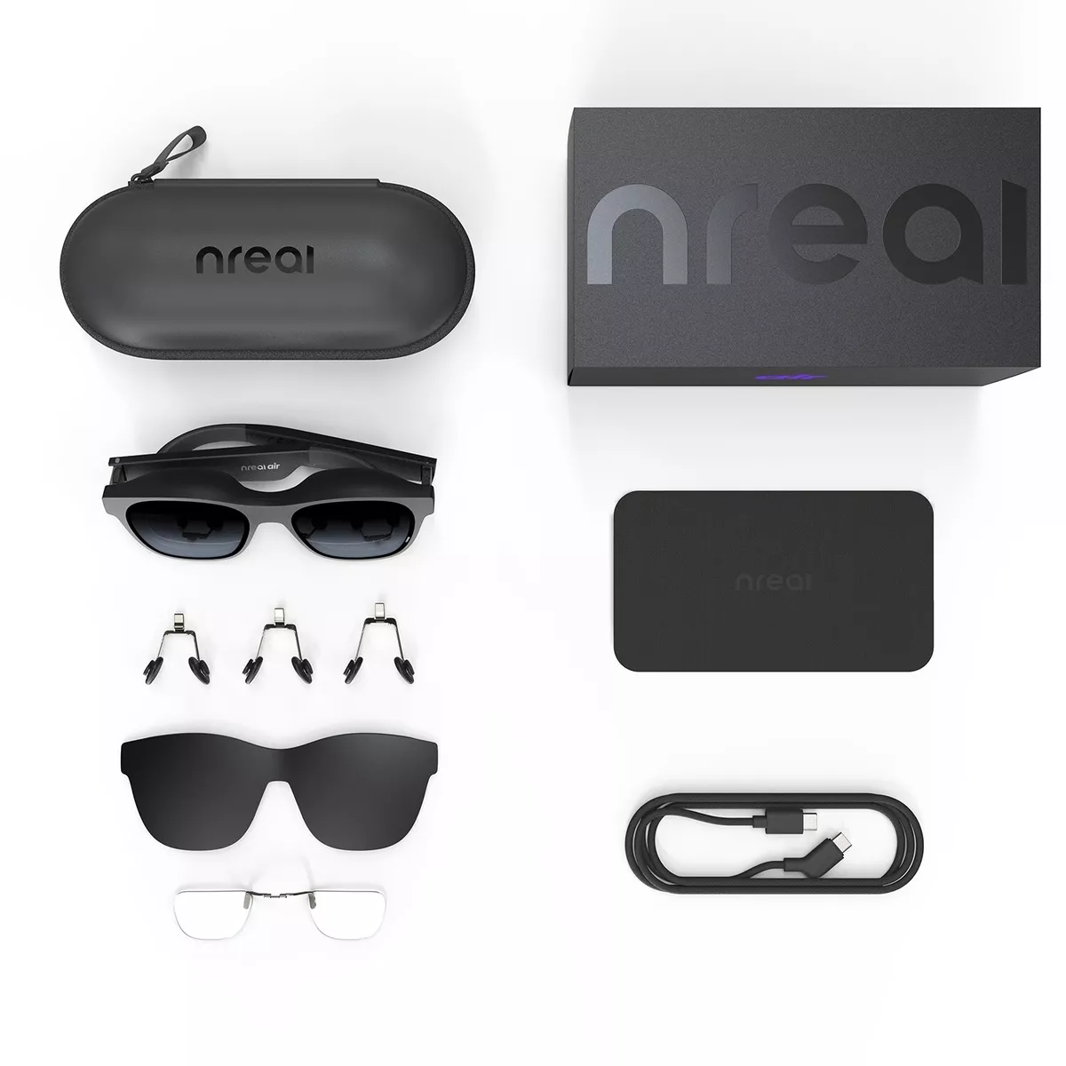 Nreal Air Glasses Black AR VR Glasses Smart Glasses 2022 DOCOMO NR 