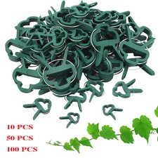 100 PCS Plant Support Clips Tomato Vegetable Garden For Trellis Twine Greenhouse