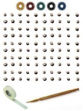 Sujok Therapy Star Magnets 100pc , Slim Jimmy, Micropore Tape 10 Sujok Ring