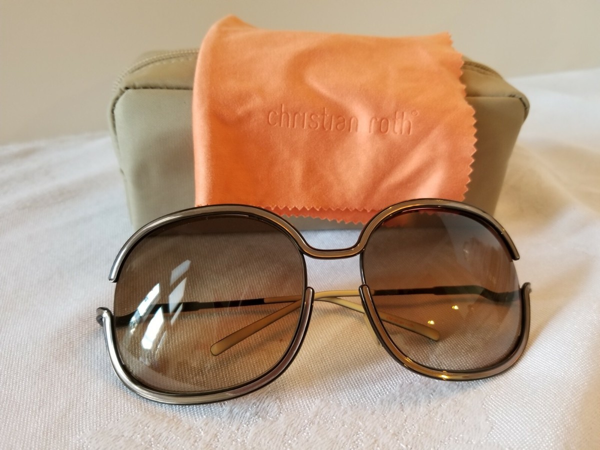 小物 Christian roth Design sunglasses Vintage Christian Roth Sunglasses Titanium Bronze & Ivory