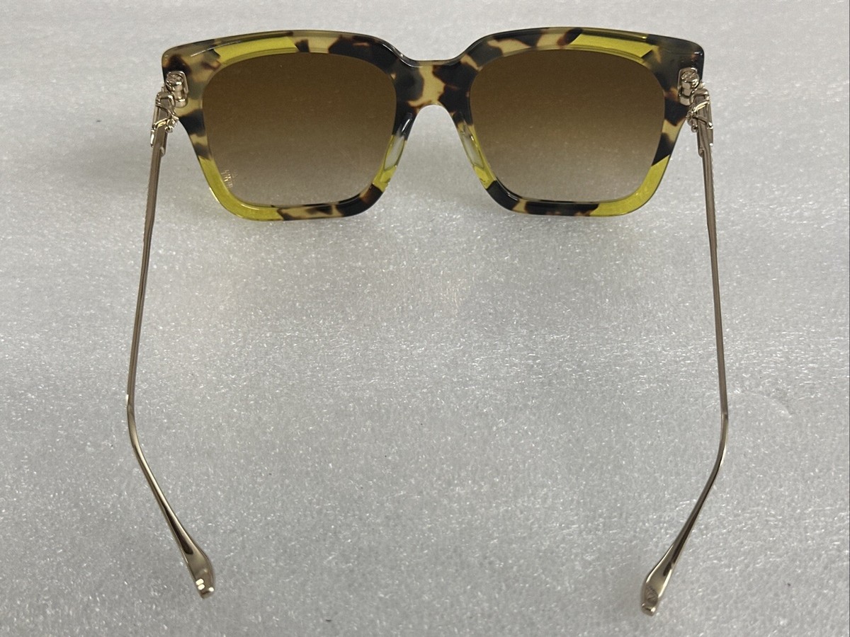Chrome Hearts Bardot GSIMT-GP Gold Havana Frame 54-19 144  display picture 1