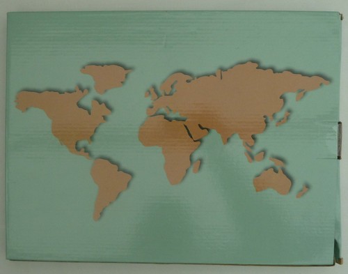 Korktafel – Weltkarte – Pinwand - selbstklebend – mit 10 Stecknadeln – NEU - Bild 2 von 2