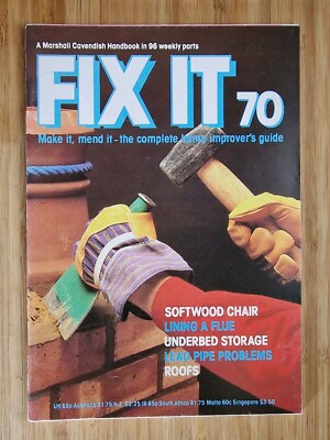 FIX IT magazine - Issue 70 / Softwood chair / 1983