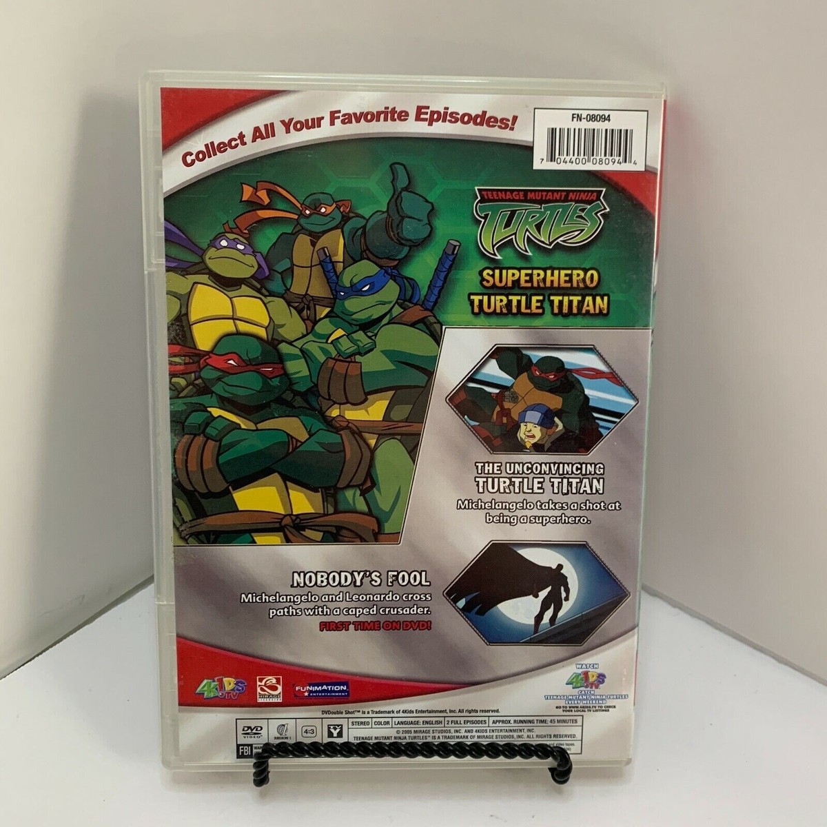 ダダ•ダソ•ダソミアンDVD Teenage Mutant Ninja Turtles DVDouble Shot 2005 DVD 4Kids TV