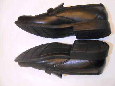 Clarks 1825 Black Leather Slip-On Dress Shoes 11.5 s-l400.jpg main image 4