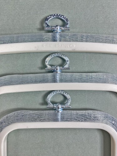 Nurge Square Rubber Hoops With Suspension, Rim Height 10mm, 125*145mm (Pearl). - Picture 3 of 4